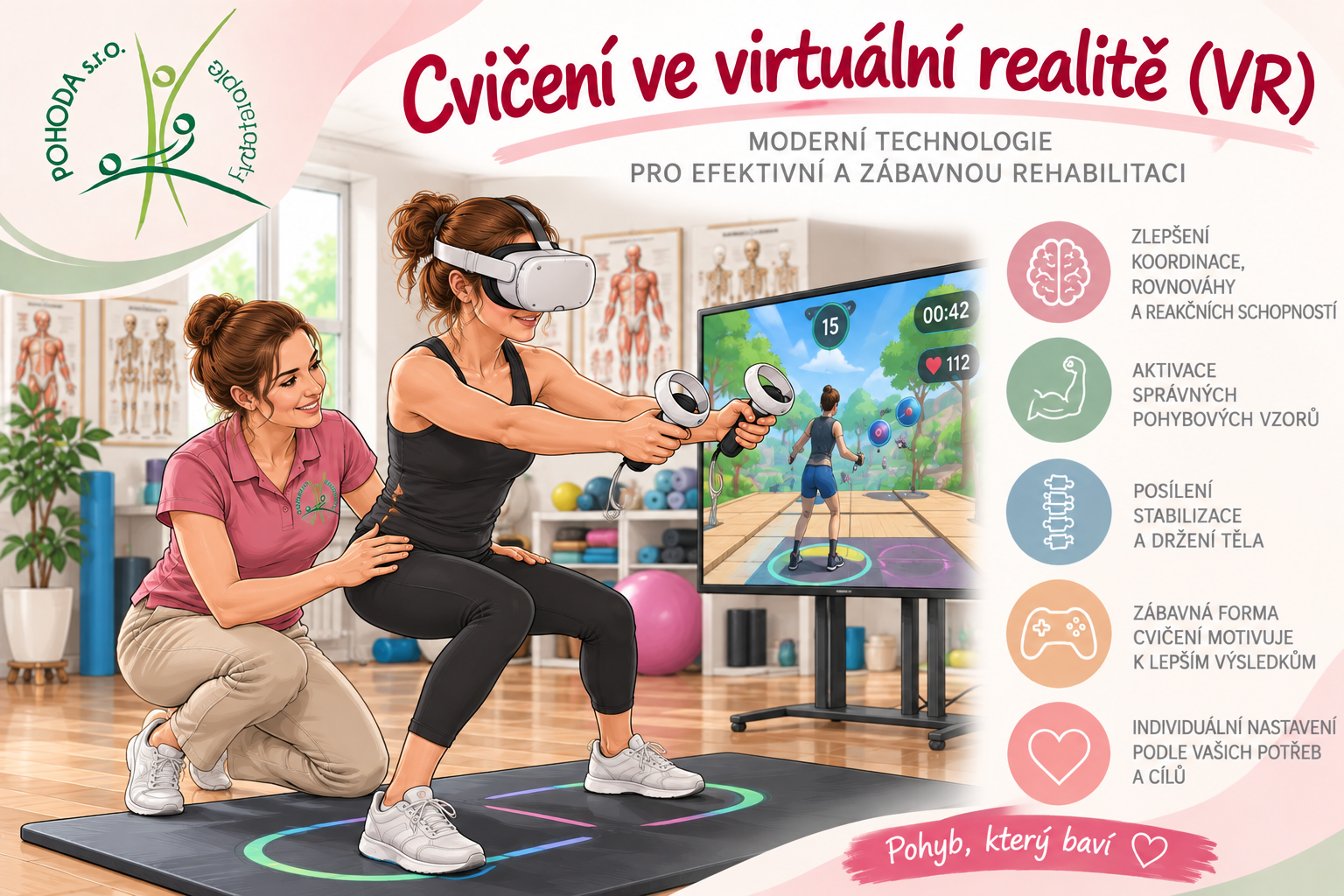 Cvičení ve virtuální realitě