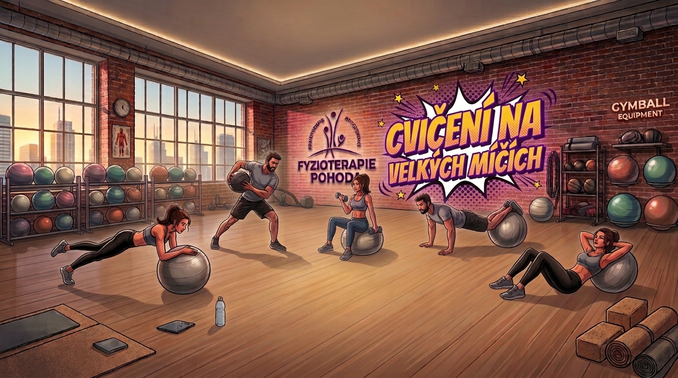 Cvičení na velkých míčích